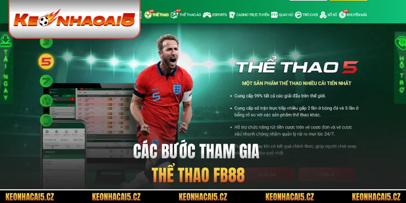 Các bước tham gia thể thao FB88