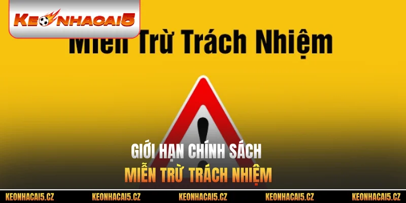 Giới hạn chính sách miễn trừ trách nhiệm