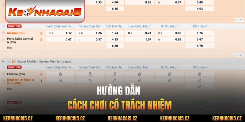 Hướng dẫn cách chơi có trách nhiệm